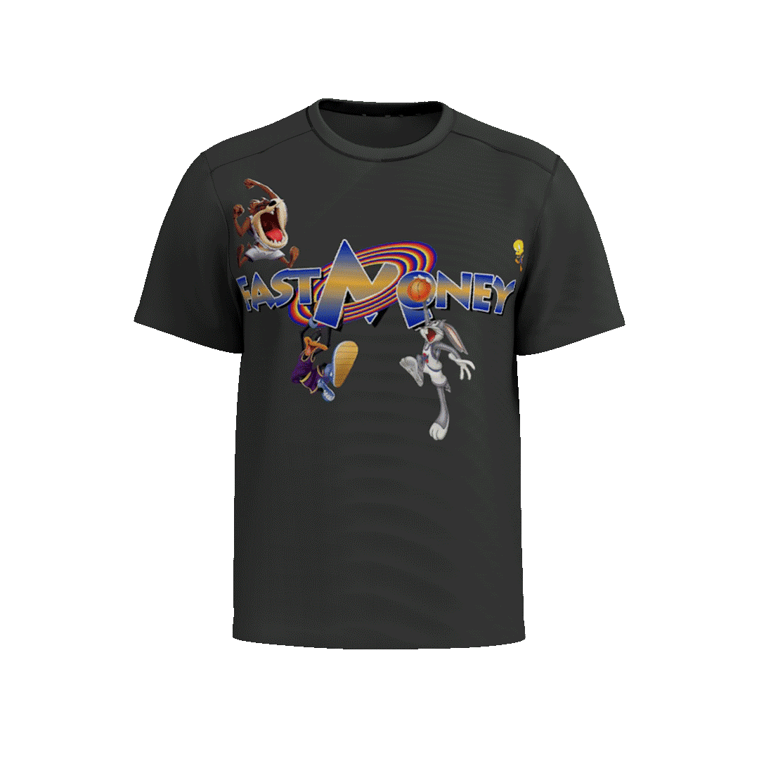 SPACE JAM TRAPPING IS A SPORT- Gray Tee